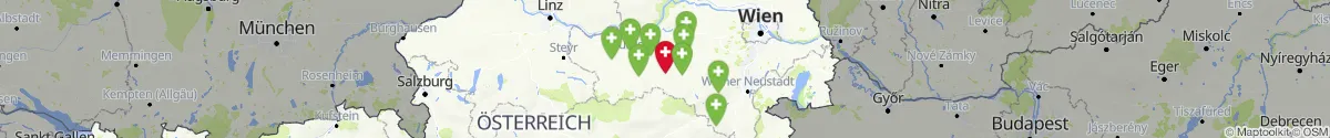 Kartenansicht für Apotheken-Notdienste in der Nähe von Annaberg (Lilienfeld, Niederösterreich)